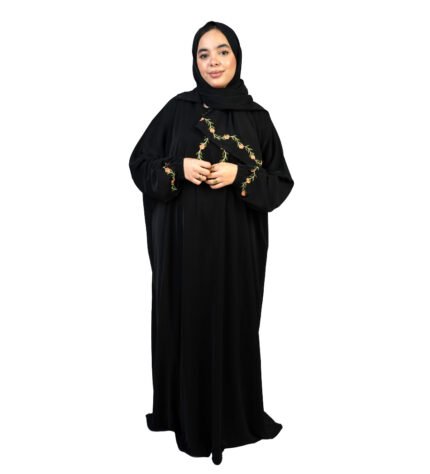 Abaya Brodée Noire