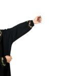 Abaya Brodée Noire – Image 3