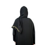 Abaya Brodée Noire – Image 6