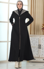 KISAA Manteau Capuche Noir – Image 3